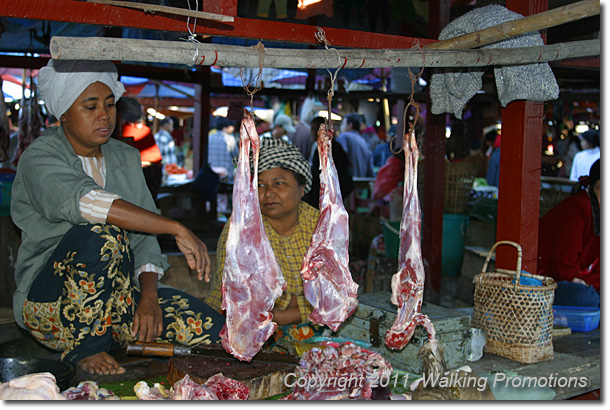 Kachin Tribal Village Trek, Myitkyina Market, Burma