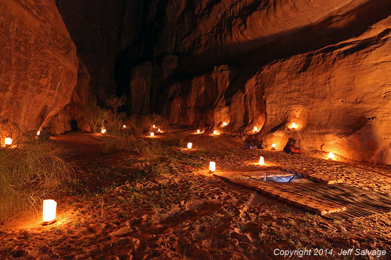 Candlelit Campsite Wadi Rum - Jordan