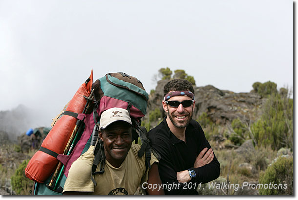 Mt. Kilimanjaro, Simon and Jeff , Tanzania
