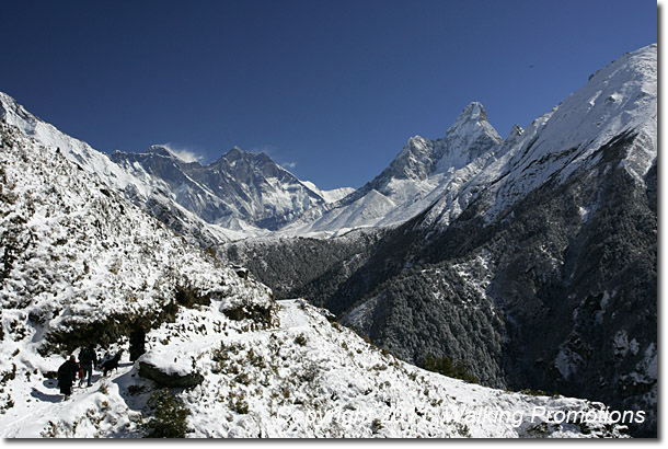 Everest Gokyo Ri Trek - Hiking from Namche Bazaar to Dolme, Nepal