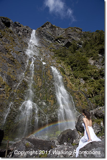 Routeburn Trek, Earland Falls, New Zealand