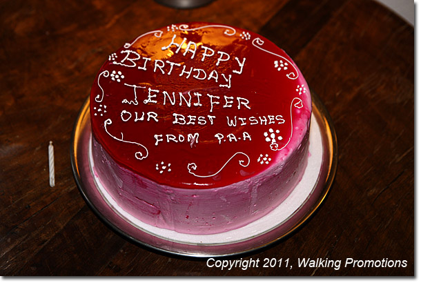 Jennifer's Birthday Cake - Huaraz, Peru